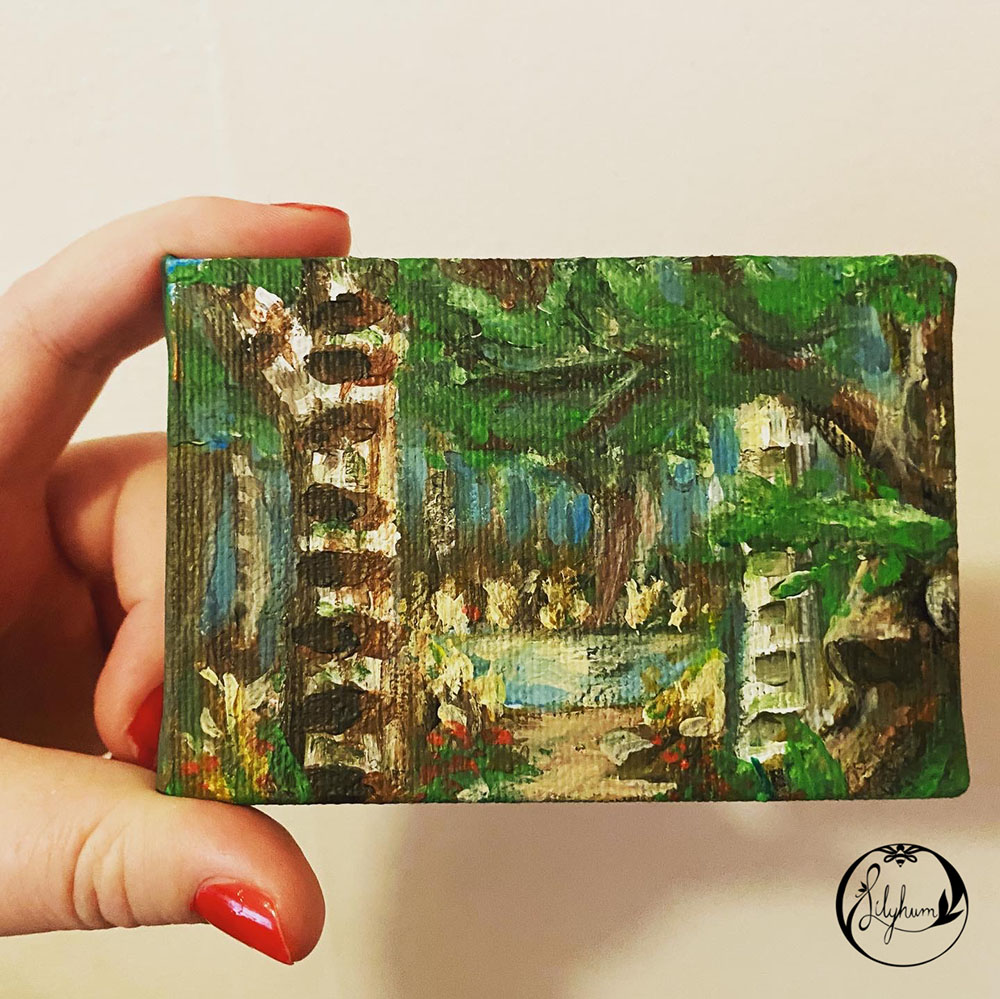 Mini forest Painting