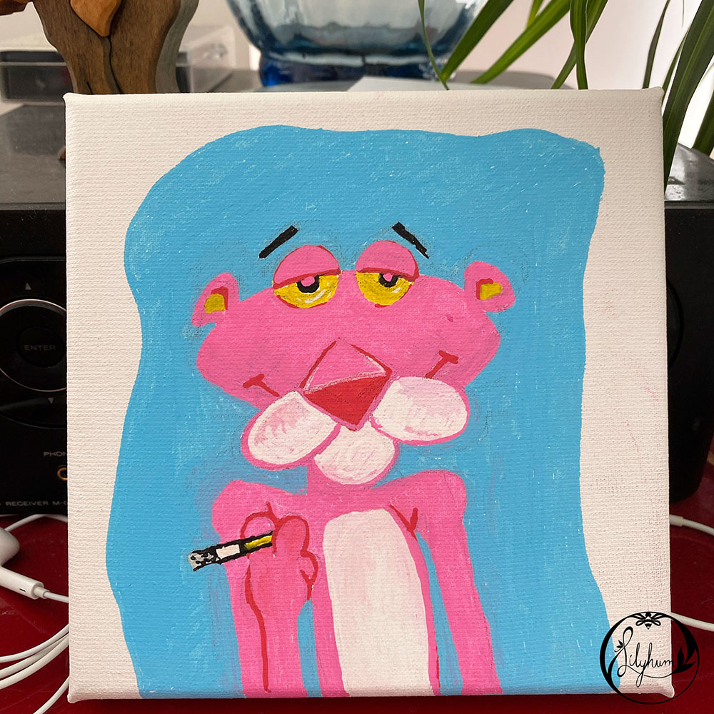 Pink Panther Schilderij